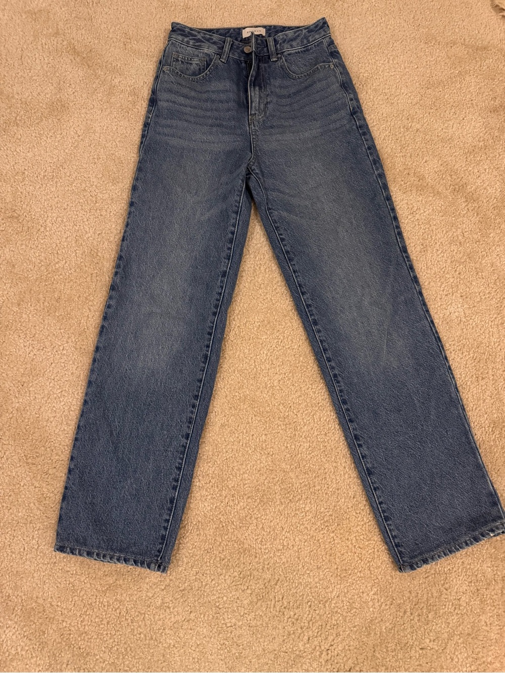 Pacsun Women’s 90s boyfriend Straight-Leg Jeans - Dark Blue